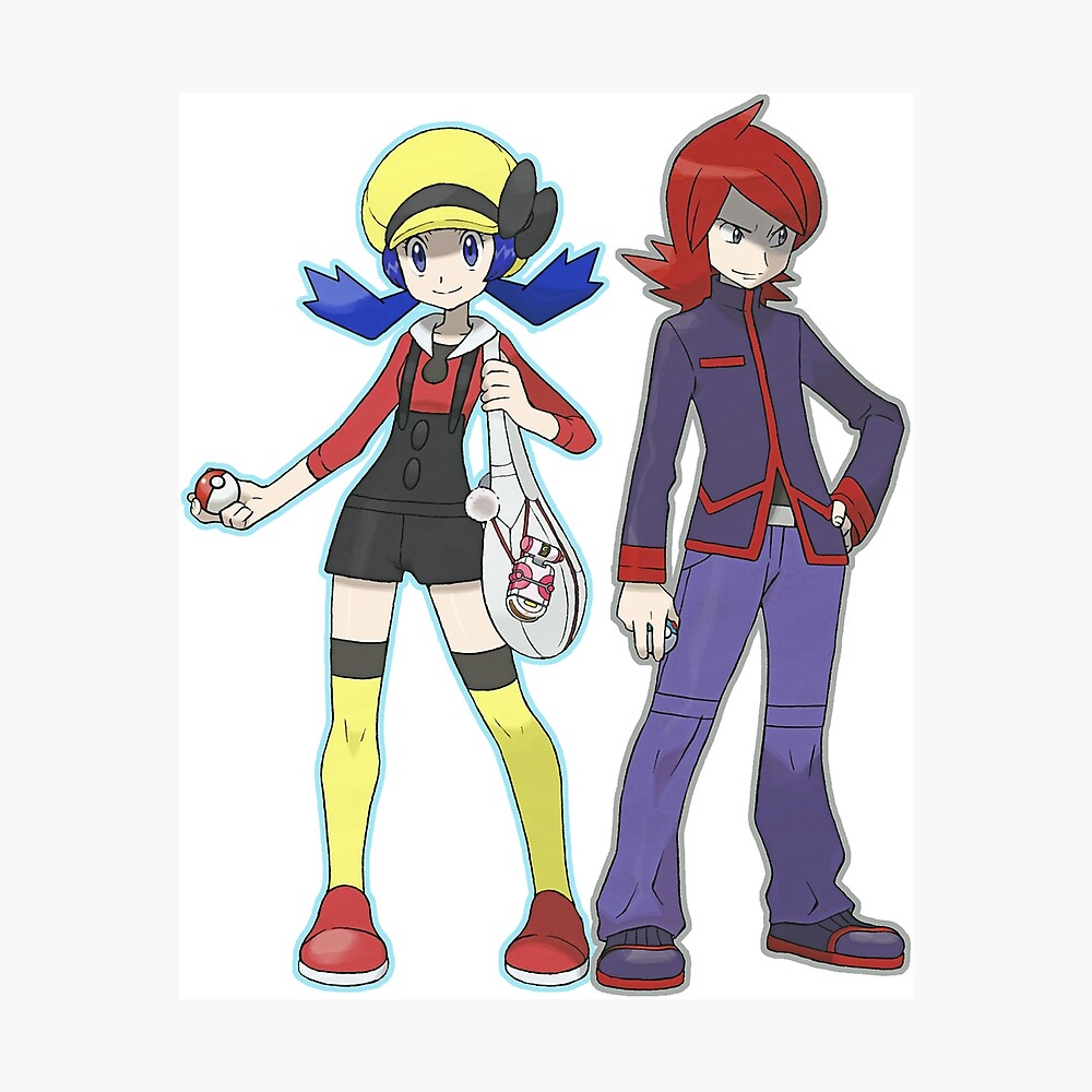 Pokemon Trainers Poster By Ladychelsea Redbubble