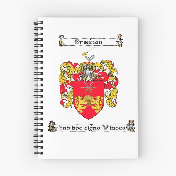 Item preview, Brennan Family Crest and Motto designed and sold by Hibernia29.