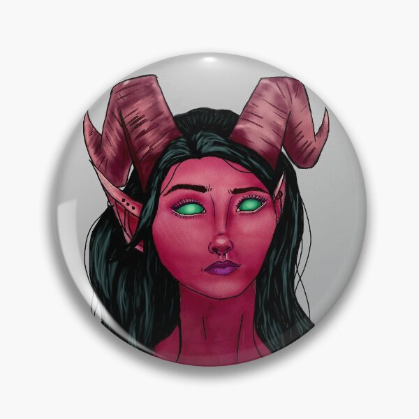 Artikelvorschau, Tiefling Büste entworfen und verkauft von RachelSelkeArt.