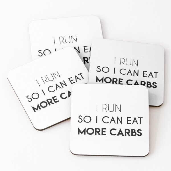 Item preview, I Run So I Can Eat More Carbs designed and sold by jackknite.