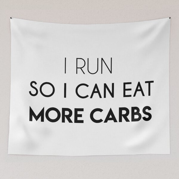 Item preview, I Run So I Can Eat More Carbs designed and sold by jackknite.