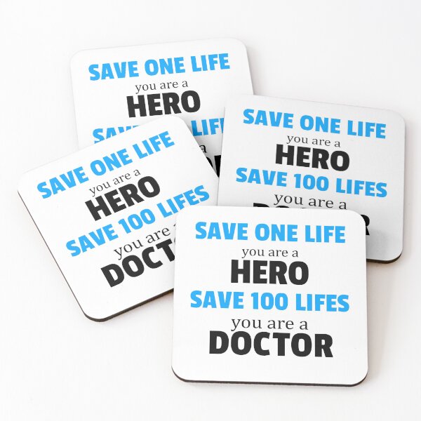 Item preview, Doctor Superhero Save One Hundred Lives designed and sold by maxarus.