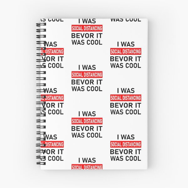 Item preview, I Was Social Distancing Before It Was Cool - Virus Quarantine Saying designed and sold by urban-design.