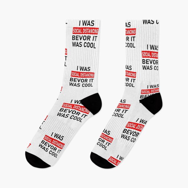 Item preview, I Was Social Distancing Before It Was Cool - Virus Quarantine Saying designed and sold by urban-design.