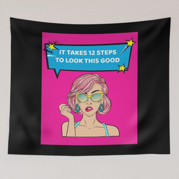 Item preview, It Takes 12 Steps To Look This Good Alcoholic Recovery designed and sold by tees4gees.