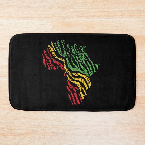 Item preview, Africa Map Reggae Afrocentric Zebra Animal Print  designed and sold by Inogitna Designs.