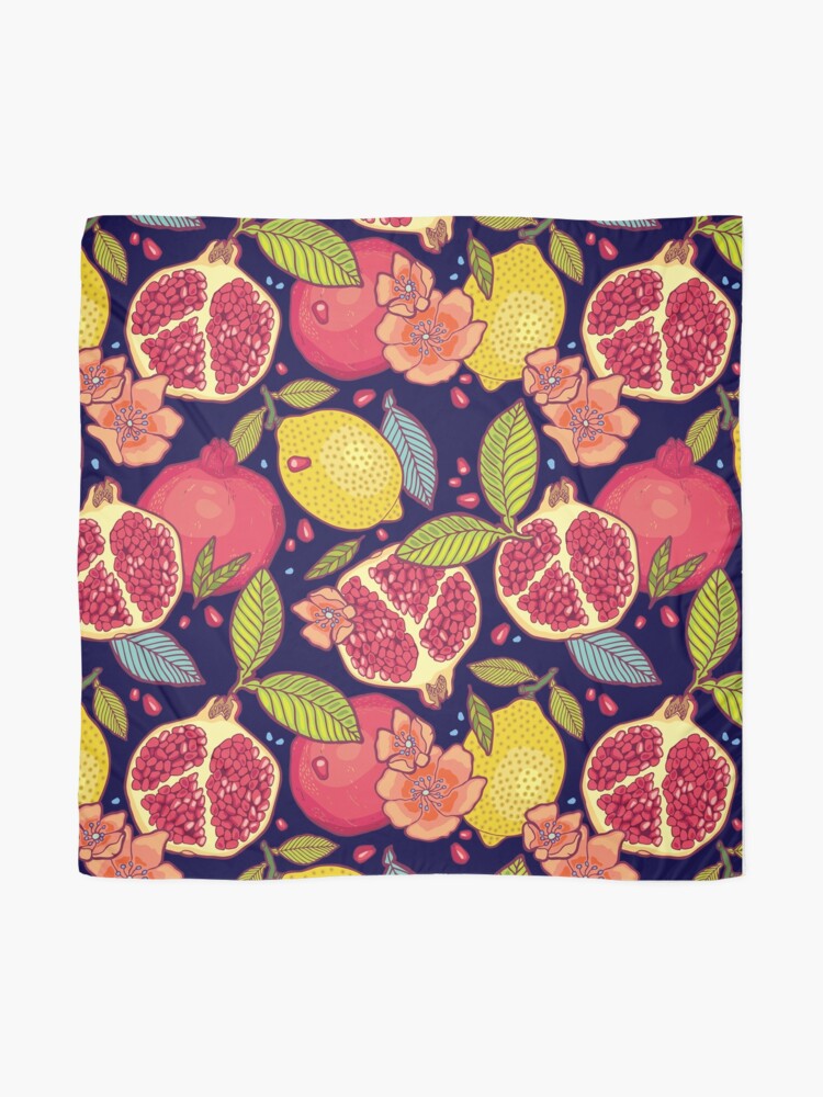 Alternate view of Mysterious tropical garden. Scarf