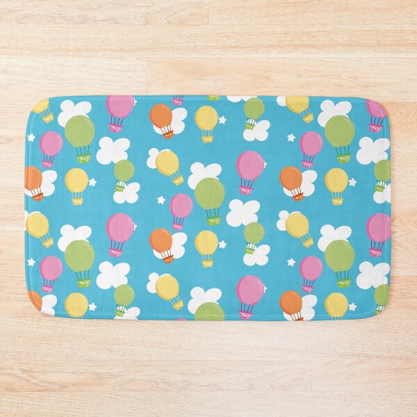 Item preview, Cute Hot Air Balloon Blue Sky Pattern designed and sold by Epic Love Designs.