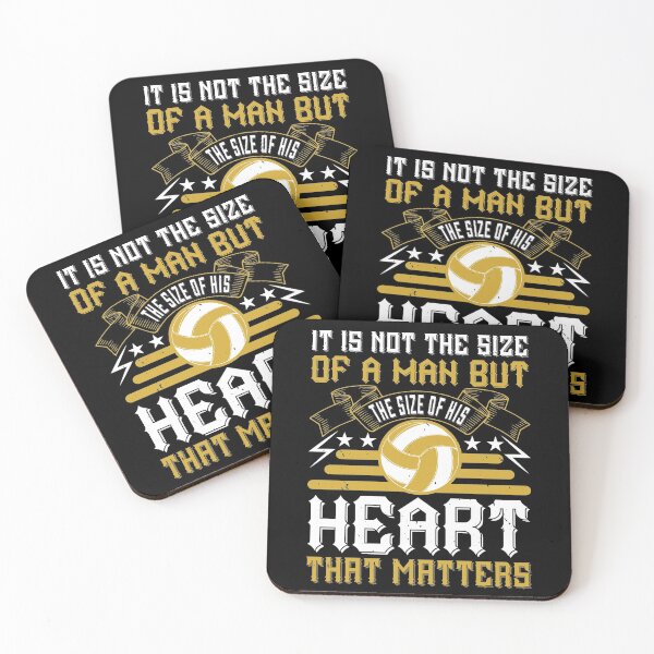 Item preview, Volleyball: It is not the size of a man but the size of his heart that matters designed and sold by teamph.