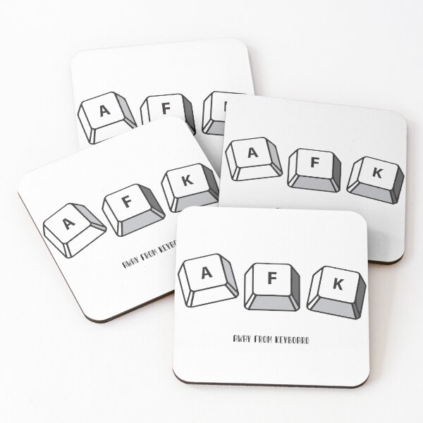 Item preview, AFK Keyboard Gaming designed and sold by poisondesign.
