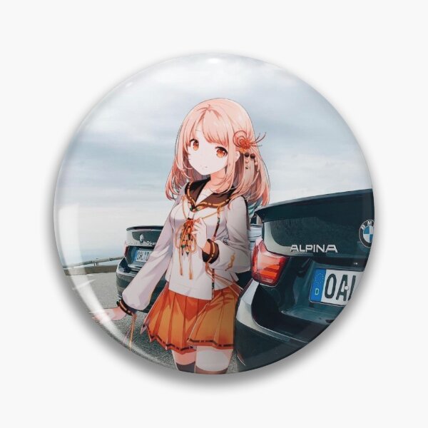 Item preview, Anime Girl Next To a Car designed and sold by rubster21.