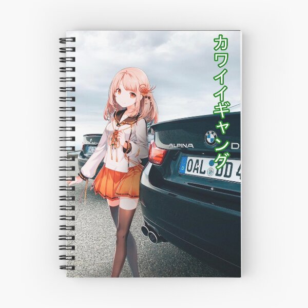 Item preview, Anime Girl Next To a Car designed and sold by rubster21.