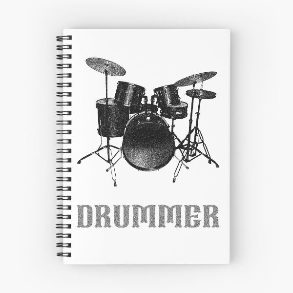 Item preview, Drumset Classic Black and White Print | Ideal For Drummer Band Member  designed and sold by Graphvity Studios.