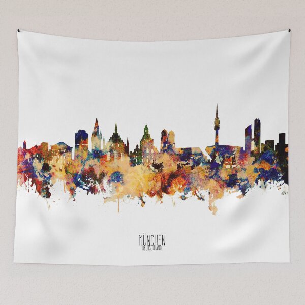 Item preview, munich skyline designed and sold by BekimART2.