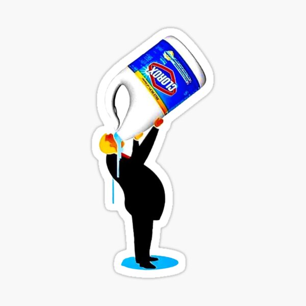 Donald Trump Clorox Disinfectant Bleach Sticker