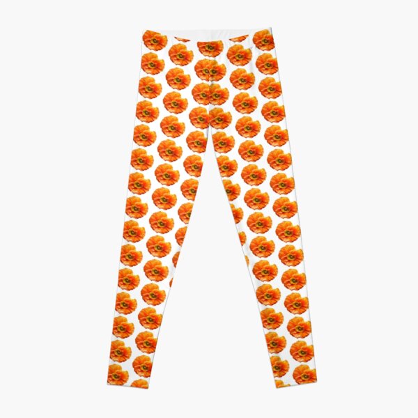 Mohnblume poppy orange Leggings