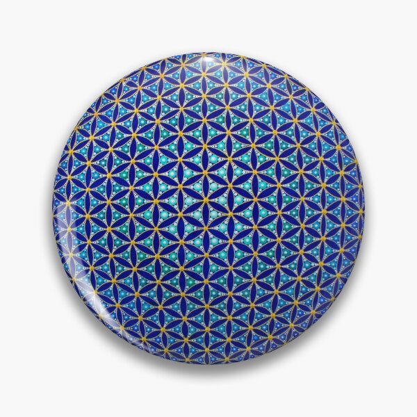 Item preview, Flower of life turquoises designed and sold by viodots.