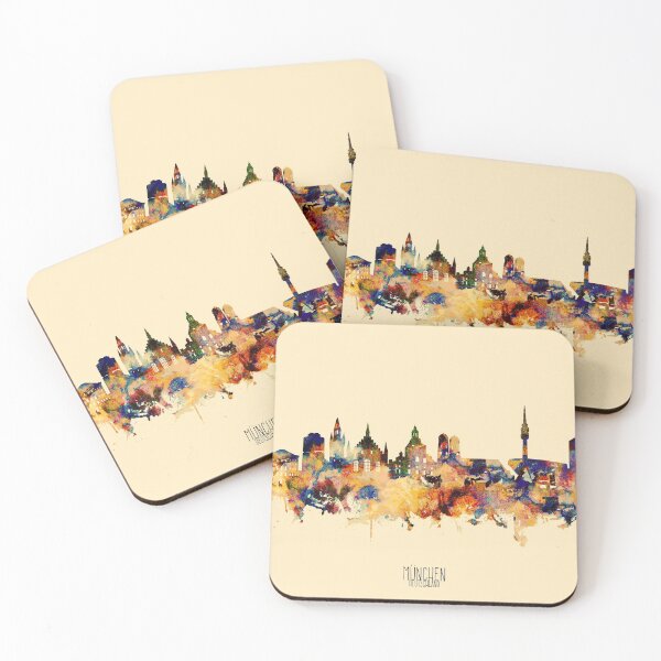 Item preview, munich skyline designed and sold by BekimART2.