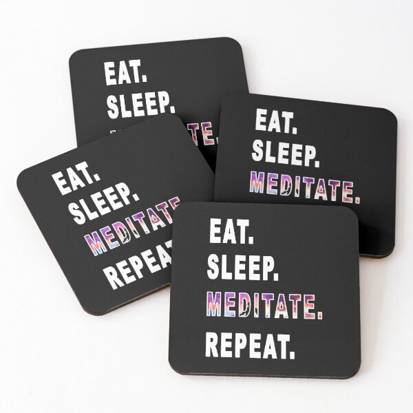Item preview, Eat. Sleep. Meditate. Repeat. designed and sold by iamhewho.