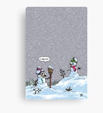 I HATE SNOW Canvas Print