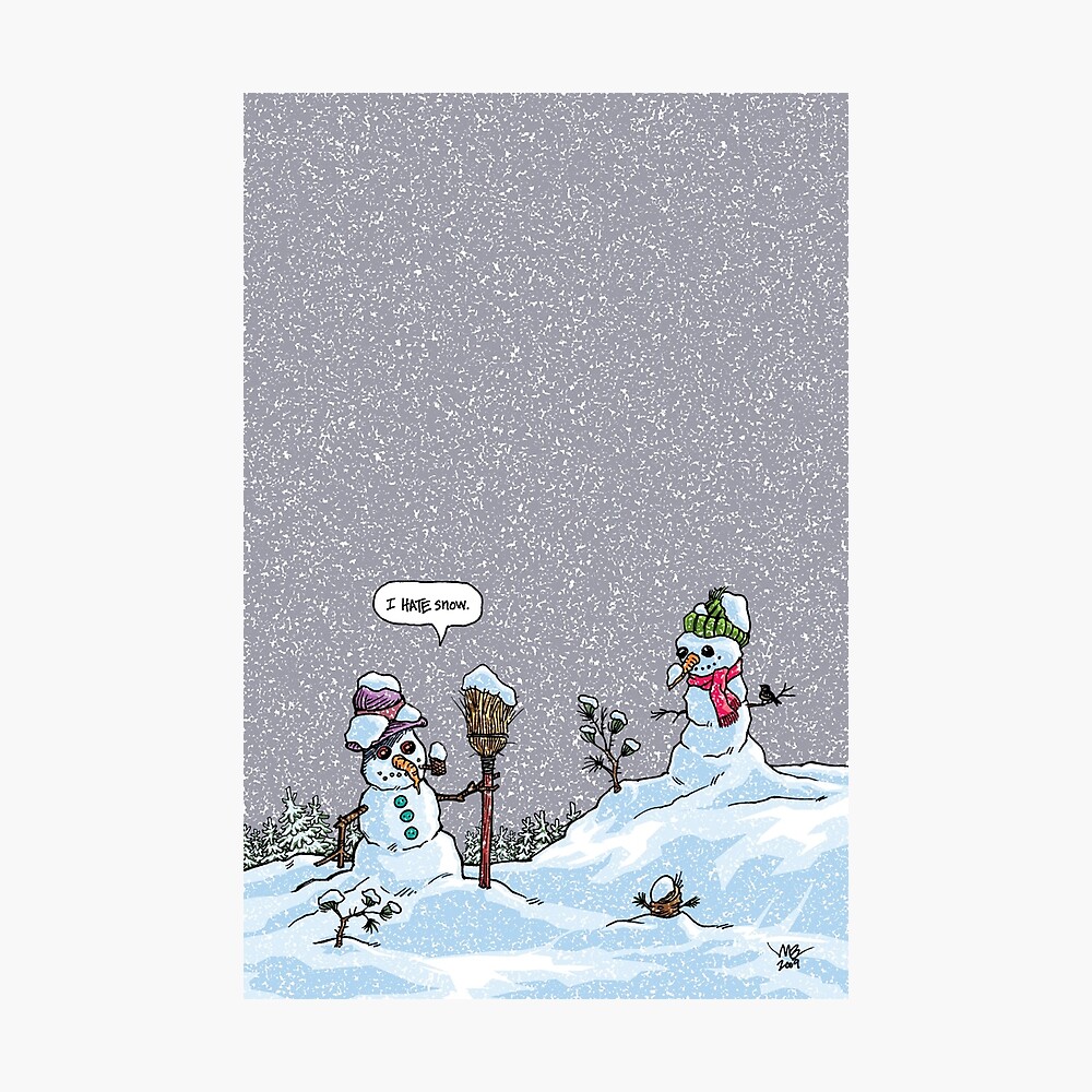 Notizbuch for Sale mit ICH HASSE SCHNEE von misterbrumage | Redbubble