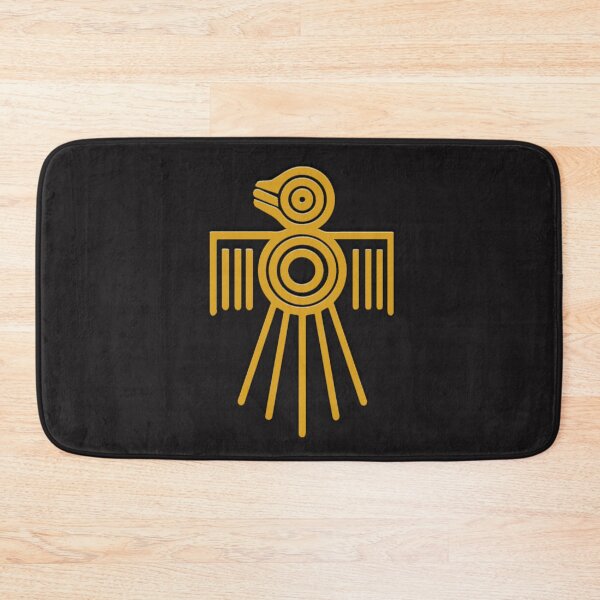 Item preview, The Aztect Spirit Bird Crop Circle In Gold designed and sold by WhitesDesigns.
