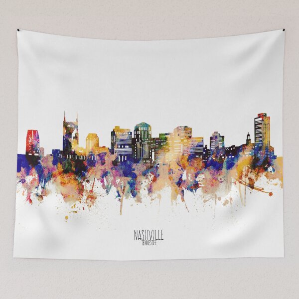 Item preview, nashville skyline designed and sold by BekimART2.