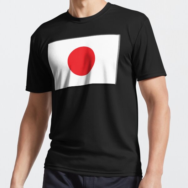 Japan Japanese Circle Of The Sun Red Circle Japanese Flag National Flag Of Japan Hinomaru Nisshoki Sun Mark Flag Nippon Active T Shirt By Tomsredbubble Redbubble