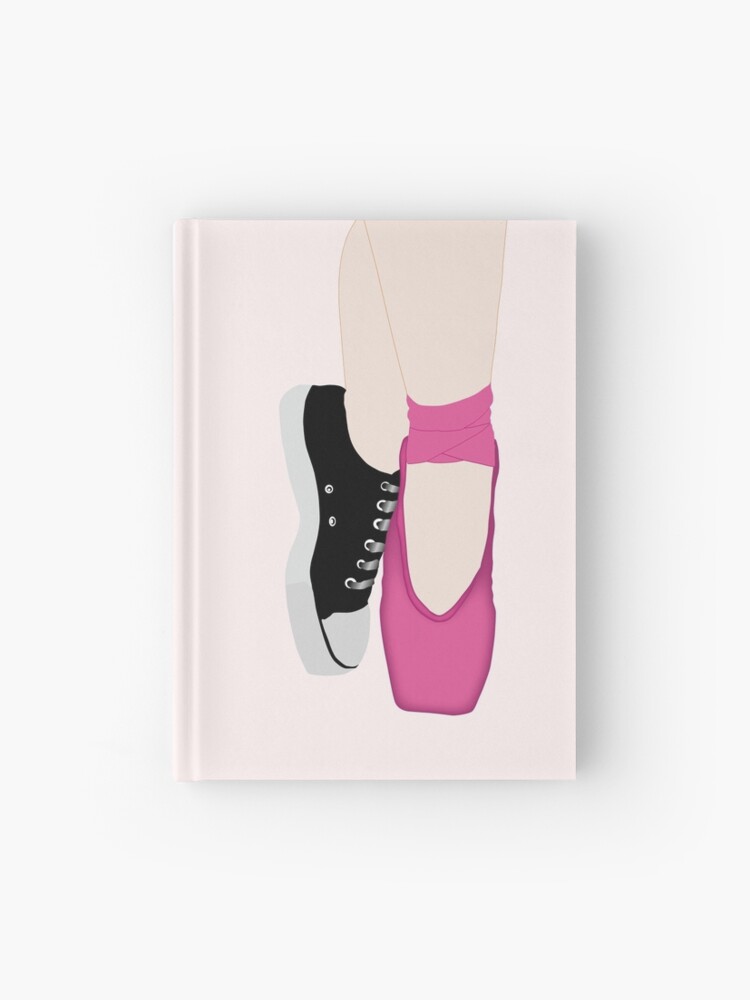 Grav forbruge Antagelser, antagelser. Gætte Ballerina Pointe Shoes + Converse" Hardcover Journal for Sale by  Julia2Julia | Redbubble