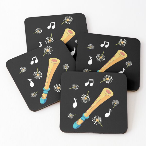 Item preview, Flute Instrument Music Dandelion-Themed Art Gift designed and sold by Sandra78.