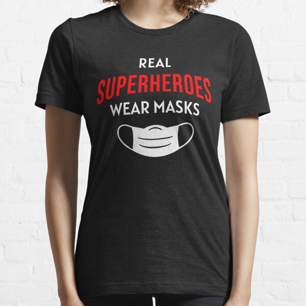 Superheroes in Scrubs T-Shirt from Homage. | Light Blue | Vintage Apparel from Homage.