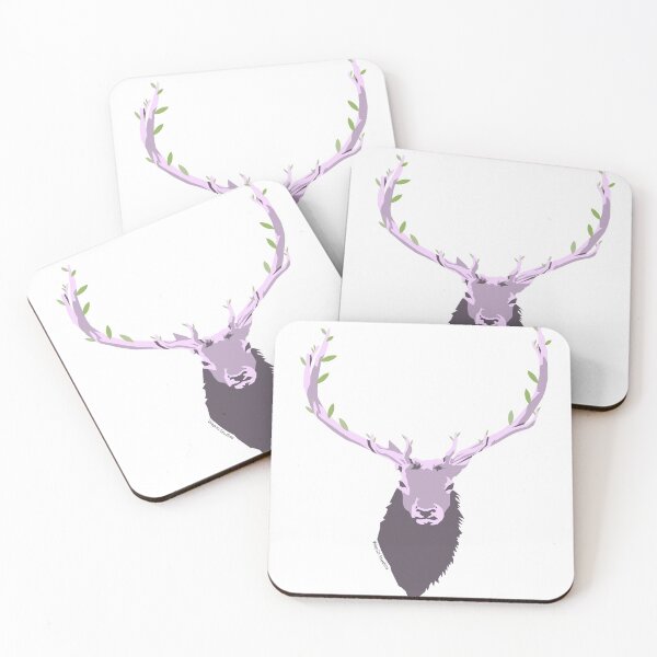 Item preview, Purple Elk With Leaves designed and sold by WapitiStudios.