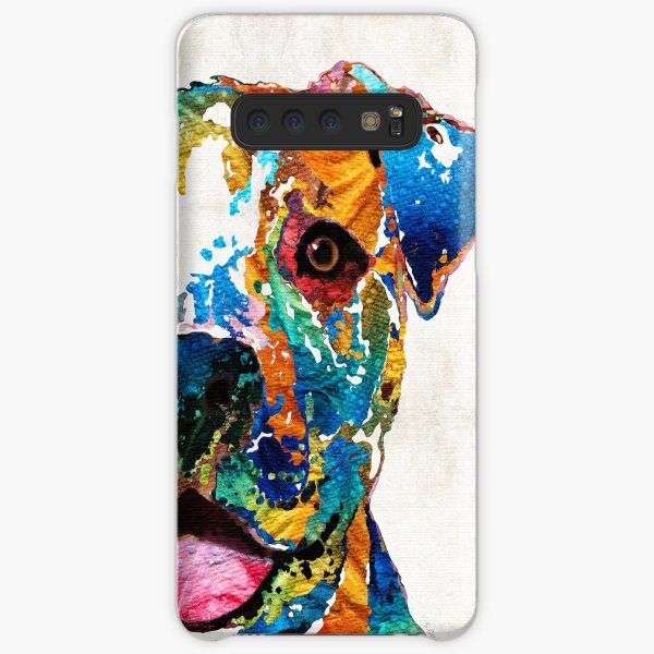 Bon artiste. À partir de peintures et de dessins originaux. Achetez de l'art en ligne. Art mural abstrait coloré. Paysages abstraits Coque rigide Samsung Galaxy