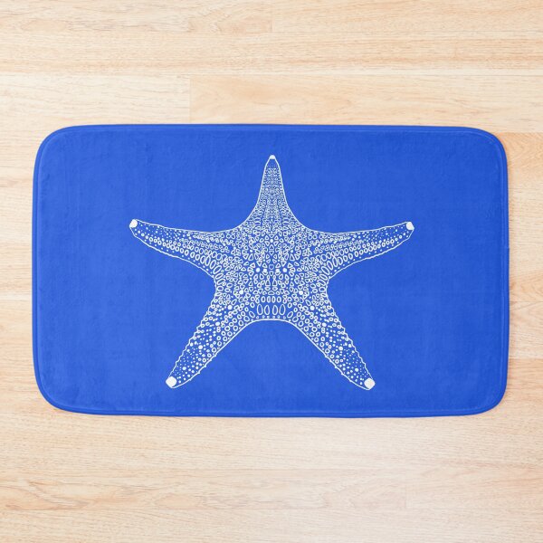 Item preview, Hand drawn blue starfish. Seaside art. creatures of the sea. Coast. designed and sold by Zoe Jane Designs.