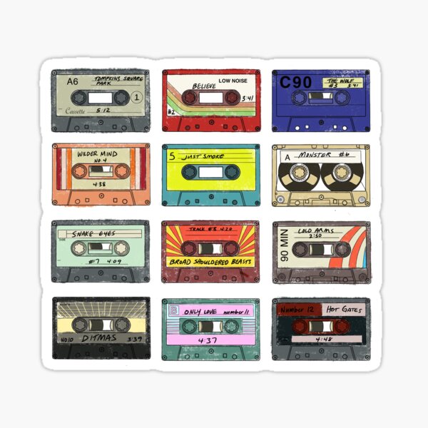 Cassette Stickers | Redbubble