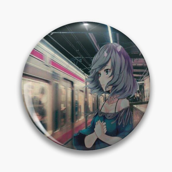 Item preview, Anime Girl in Subway Station designed and sold by rubster21.