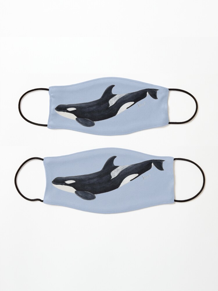 Orca killer whale Water Bottle by Chloe Yzoard