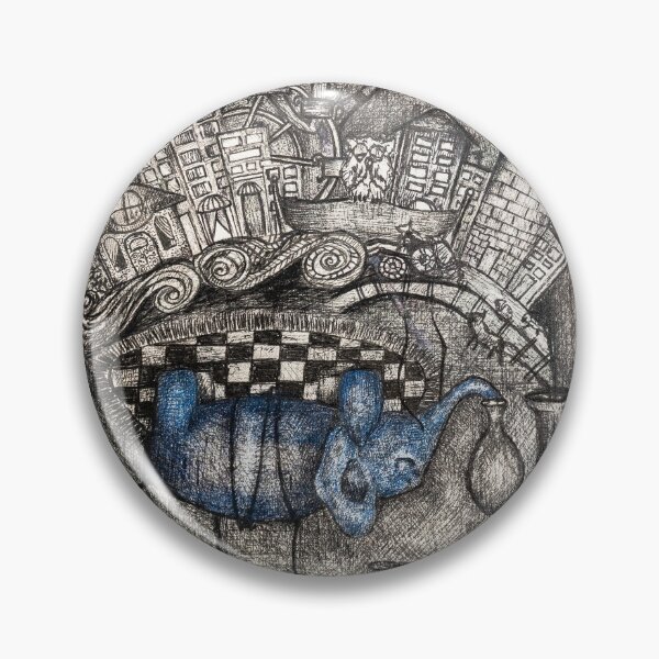 Item preview, A lost elephant in the city designed and sold by Bereen Darwish.