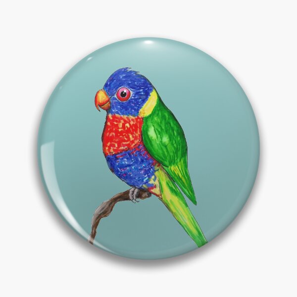 Item preview, Cute rainbow lorikeet	 designed and sold by Bwiselizzy.