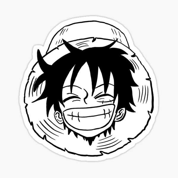 Download Luffy Chibi Stickers | Redbubble