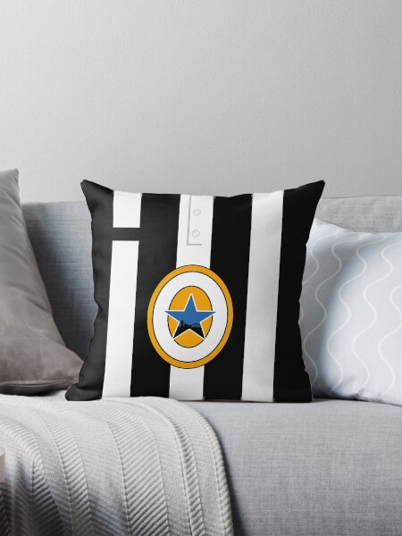 Item preview, NUFC 95 -97 Home Shirt Pillow designed and sold by NerdTimeLucky.