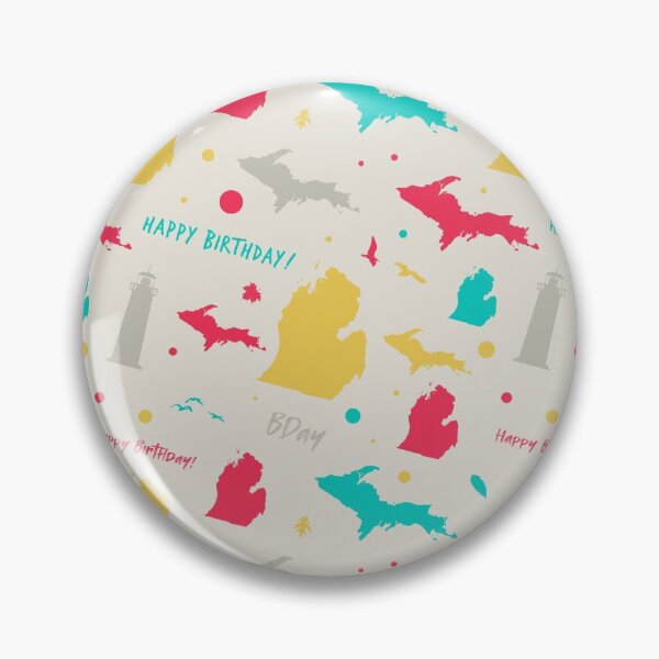 Item preview, Michigan Birthday Repeating Pattern designed and sold by Jarrod Vandenberg.