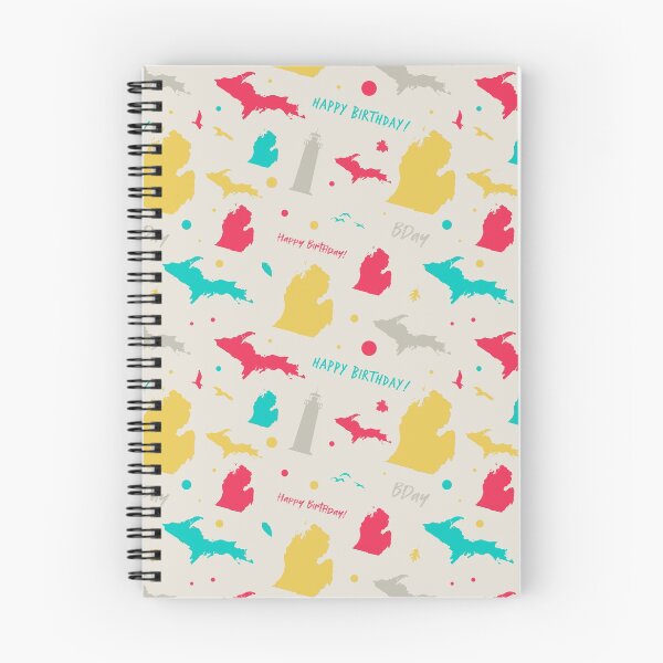 Item preview, Michigan Birthday Repeating Pattern designed and sold by Jarrod Vandenberg.
