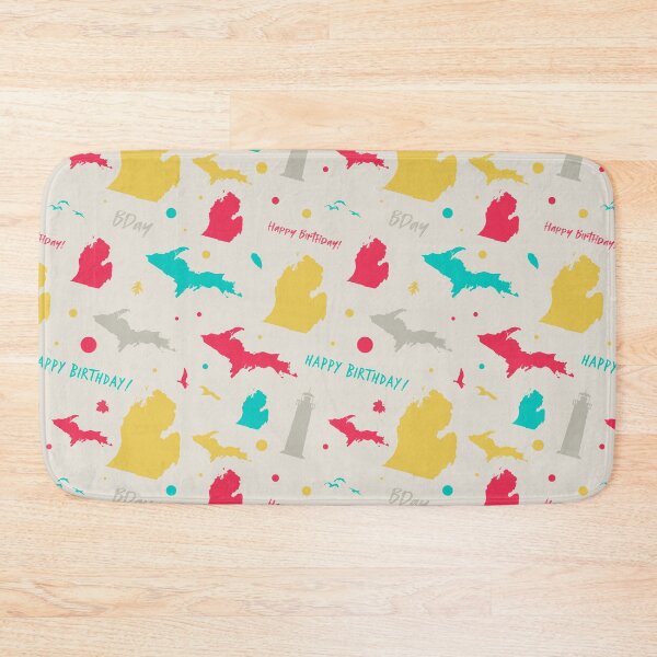 Item preview, Michigan Birthday Repeating Pattern designed and sold by Jarrod Vandenberg.