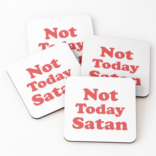 Item preview, Not Today Satan designed and sold by DirtyAngelFace Shop.
