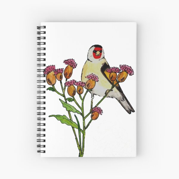 Goldfinch Spiral Notebook