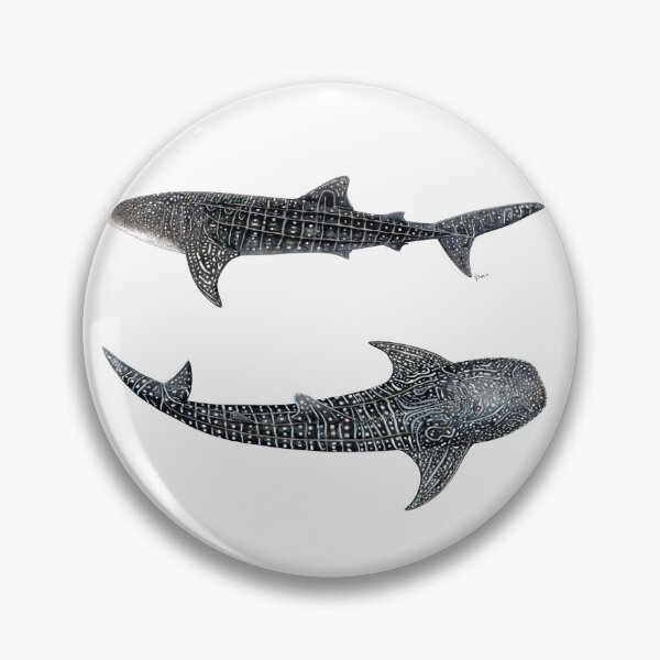 Item preview, Whale sharks Rhincodon typus designed and sold by chloeyzoard.
