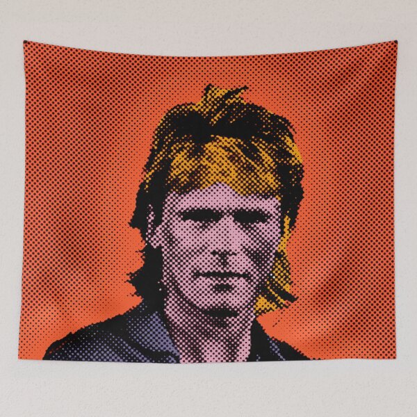 Item preview, Pop Art MacGyver in Orange Background designed and sold by OnlyPopArt.