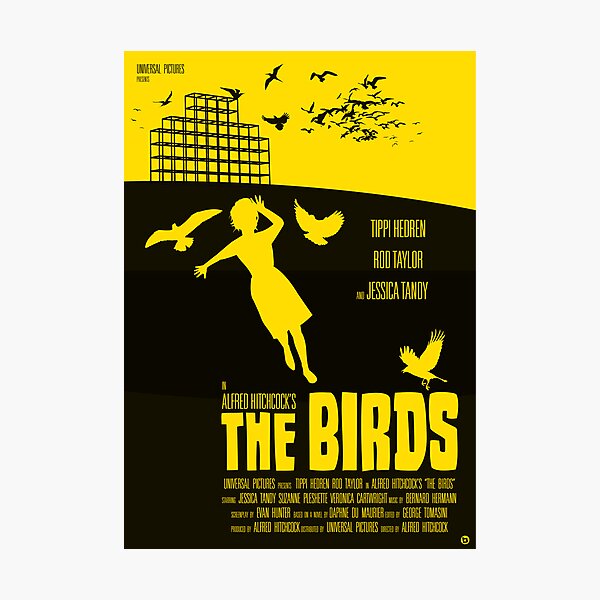 Alfred Hitchcock's The Birds Photographic Print