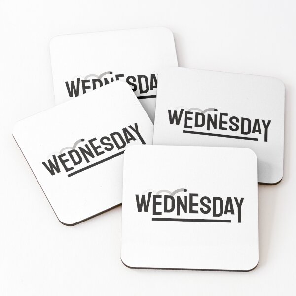 Item preview, Wednesday - playful minimalistic day of the week designed and sold by nevercook.